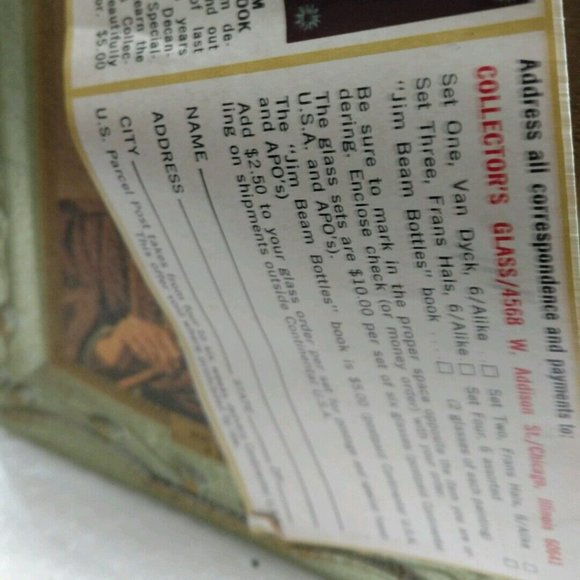 Vintage Beams's Choice Decanter Bottle Green/Gold 1971 - Picture 10 of 13